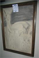 Artist signed art work dated 1972