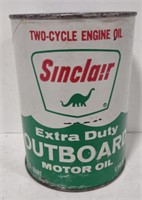 (AF) Vintage Sinclair extra duty outboard motor