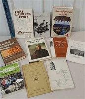 Box of mostly New York State books along with 2