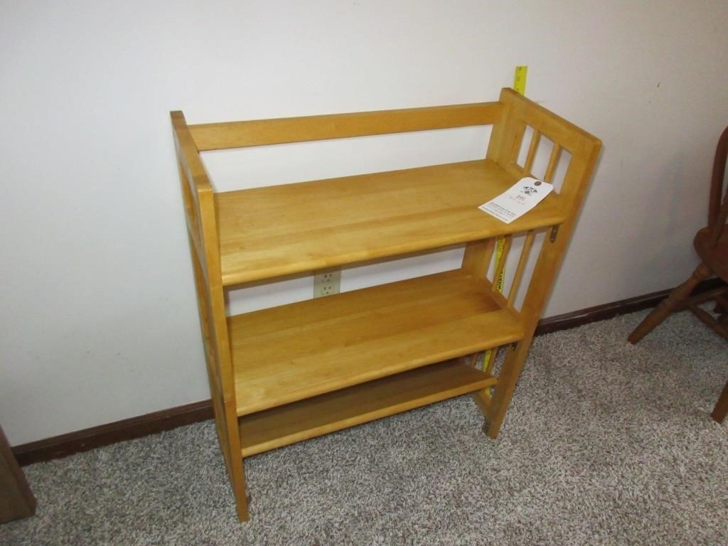 Folding bookshelf