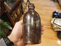 ginger beer bottle, pottery, not glass