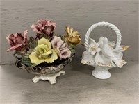 (2) Porcelain Decor Items