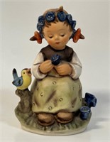 UNIQUE HUMMEL FIGURINE - GIRL WITH FLOWERS