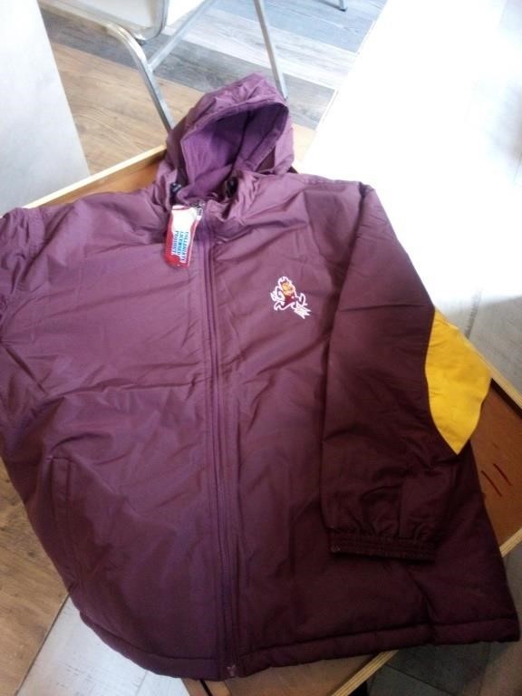 X x large Sun devils license jacket hooded long