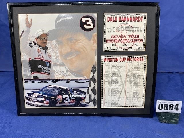 NASCAR Dale Earnhardt Victory Pics/Stats, As Is