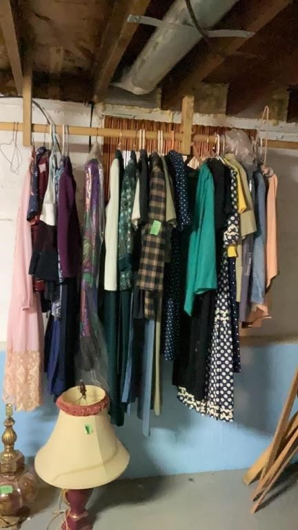 Vintage dresses and jackets