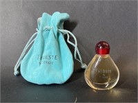Trueste by Tiffany & Co Perfume Velvet Teal Bag