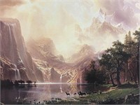 Albert Bierstadt "Among the Sierra Nevada, Ca."