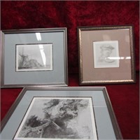 (3)Framed prints.
