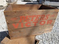 Peter's Victor Wooden Ammo Box