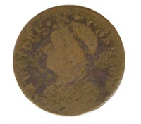 Connecticut. 1787 Draped Bust Left Copper