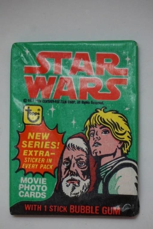 1977 Star Wars Wax Pack Topps