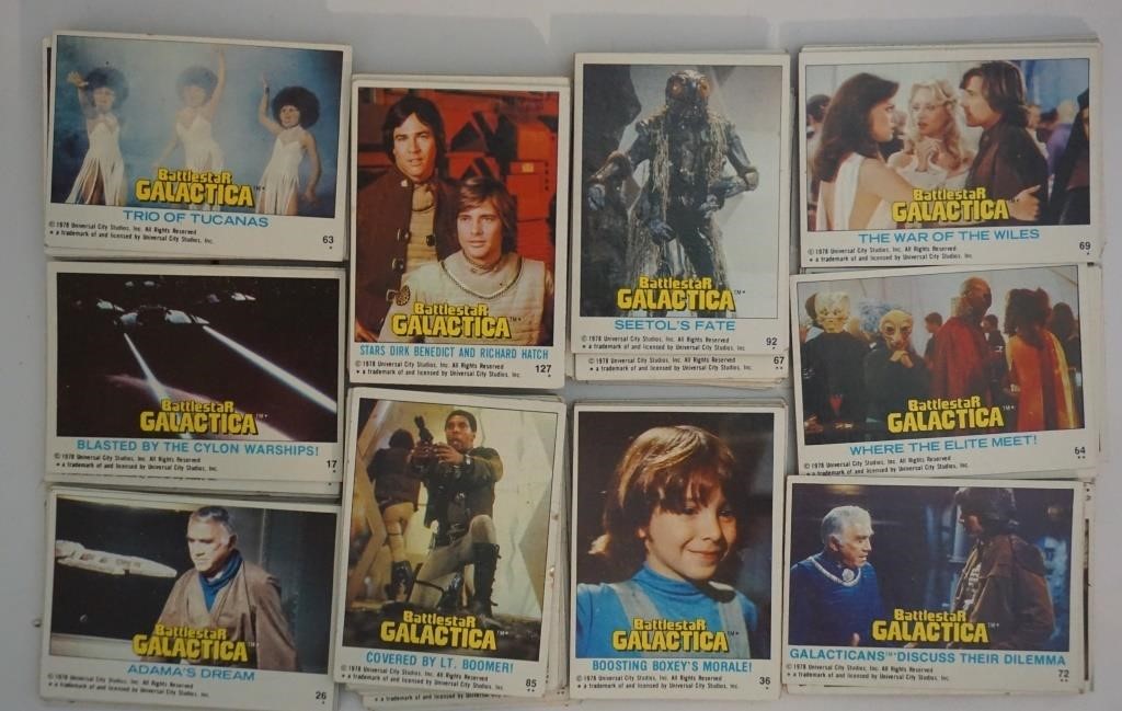 Battlestar Gallactica Wax Cards (138)