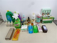 Lot of Cleaning Supplies, Cologne, Etc