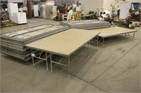 (22) 4ft x 8ft Stage Pieces, (14) 16" High,