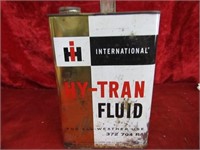 IH International harvester can. HY-TRAN Fluid.