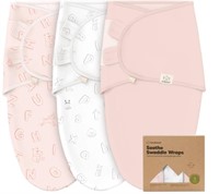 (New)3-Pack Organic Baby Swaddle Sleep Sacks -