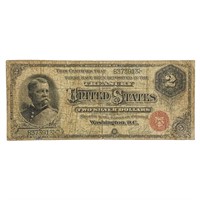 FR. 240 1886 $2 HANCOCKSILVER CERTIFICATE