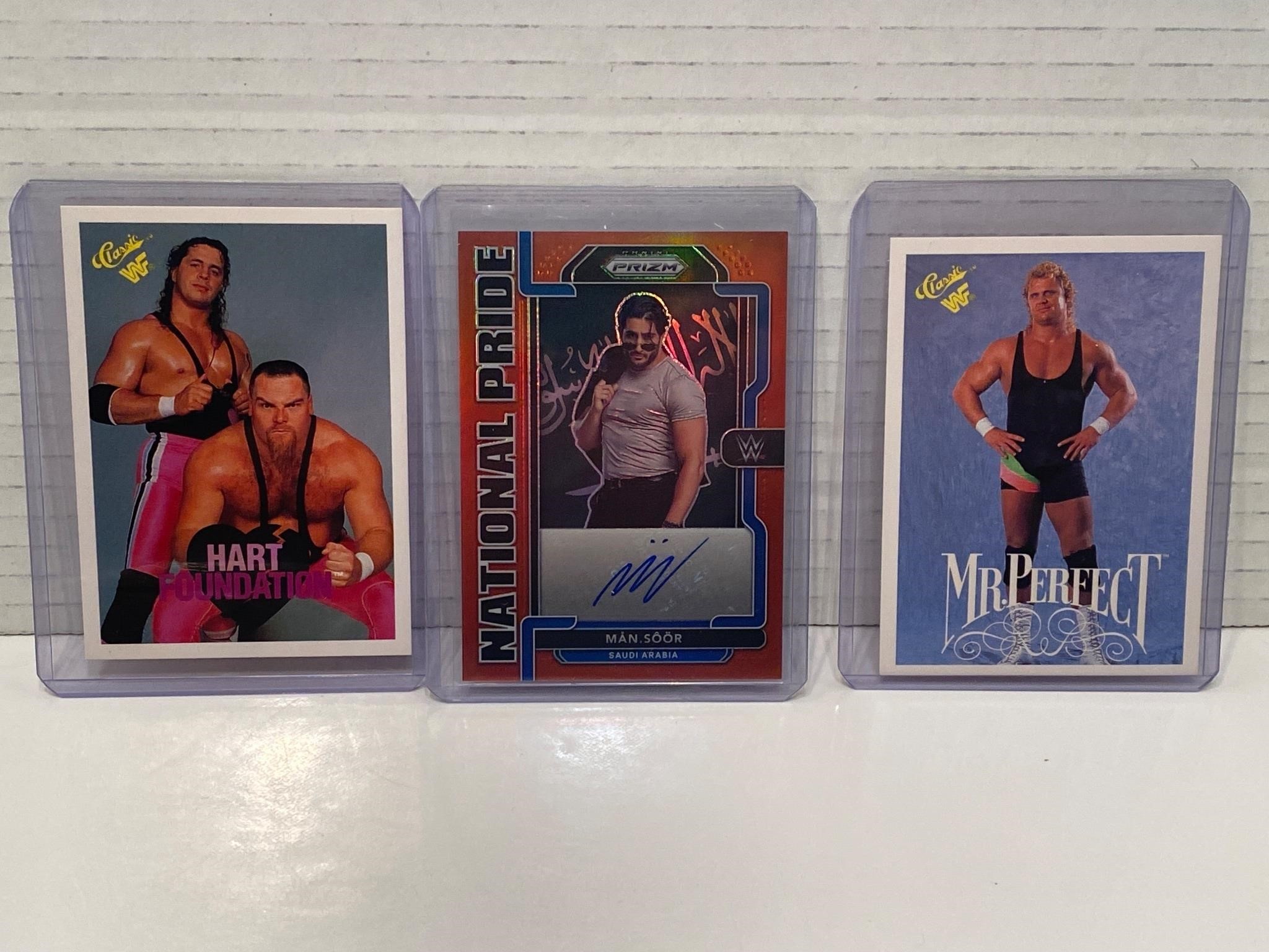 WWF/WWE Card Lot with Auto