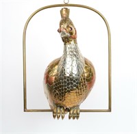 Art Sergio Bustamonte Signed/Numbered Brass Quail