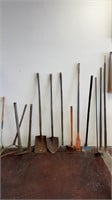 Variety Of Hand Tools. Picks, Hoe And More