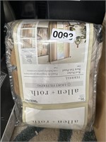 ALLEN + ROTH LIGHT FILTERING CURTAIN RETAIL $30