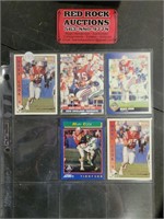 Lot of Marv Cook Football Cards