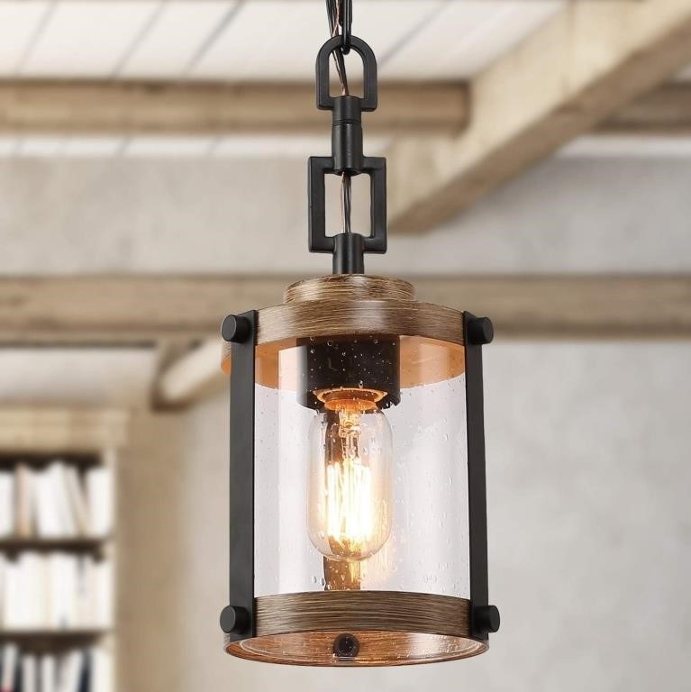 LOG BARN Pendant Lighting for Kitchen Island, Farm