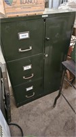 Green Metal File Cabinet