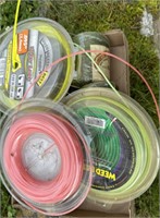 Lot of weedeater string and jute