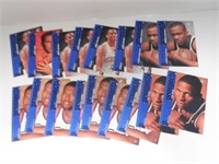 LOT OF 17 1997 UPPER DECK BASKETBALL ROOKIE STARS