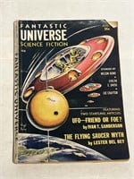 AUG 1957 FANTASTIC UNIVERSE PULP MAGAZINES