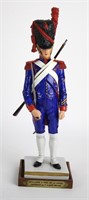 GERMAN SITZENDORF PORCELAIN MILITARY FIGURE