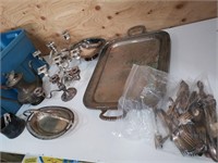 lg quantity of silver pieces from one house