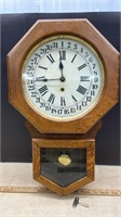 Arthur Pequegnat Clock Co. 31 Day Wall Clock