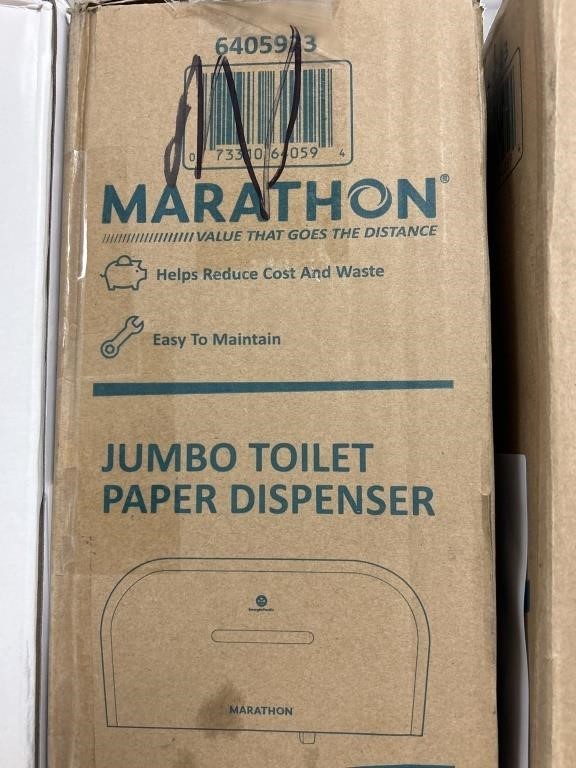 Marathon jumbo toilet paper dispenser