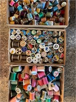 Three boxes of Thread all colors