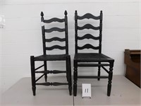 1 Cain Bottom And 1 Twine Bottom Chair (Store)