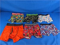 (6) Sz 4 Jurassic World Assorted Boxer Shorts