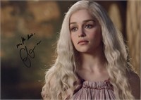 Game of Thrones Photo Emilia Clarke Autograph