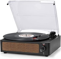 NEW $90 Vinyl Record Player with Speaker