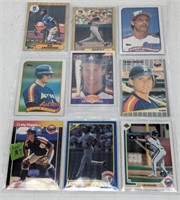 (9) ROOKIE Cards (Bo Jackson, Barry Bonds, etc)