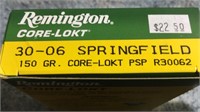 (5) Boxes 30-06 Springfield Ammo (100) Rds