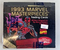 Sealed 1993 Skybox Marvel Masterpieces Pack Box