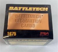 1993 Battletech Battlemech Recoginition Card Box