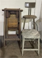 (O) Vintage Chairs and Bar Stools