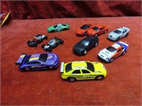 Slot car race cars. Unmarked.