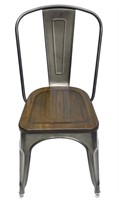 8 Tolix Marais Style Indio Metal Chairs