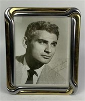 Framed Autographed Photograph of Jeff Chandler