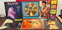 S - LOT OF VINTAGE ELVIS VINYL (D11)